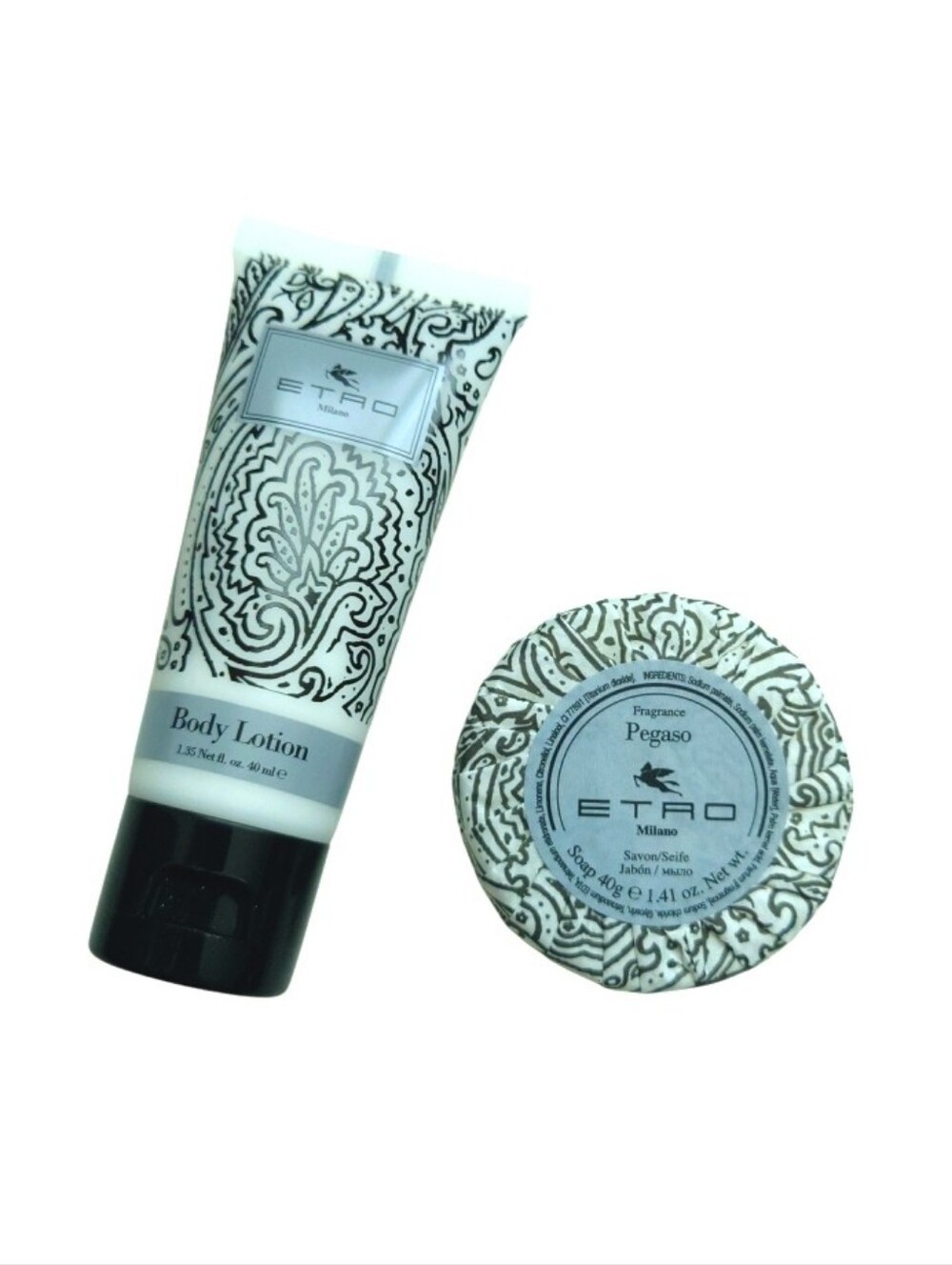 ETRO Pegaso New Bath & Body Set Hand Soap Body Lotion